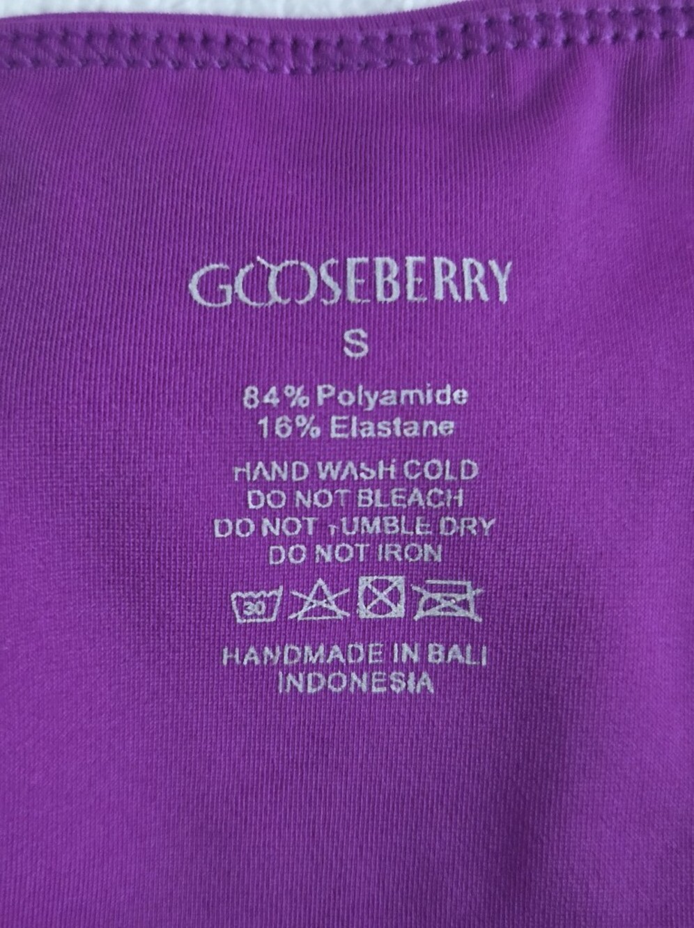 Gooseberry Swim Purple Two-Piece Bikini Women's Size Small - Picture 10 of 11